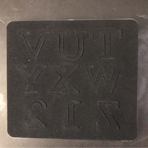 Stampin' up! Sizzix typeset UPPER CASE alphabet Bigz dies (set of 4) - Picture 9 of 14